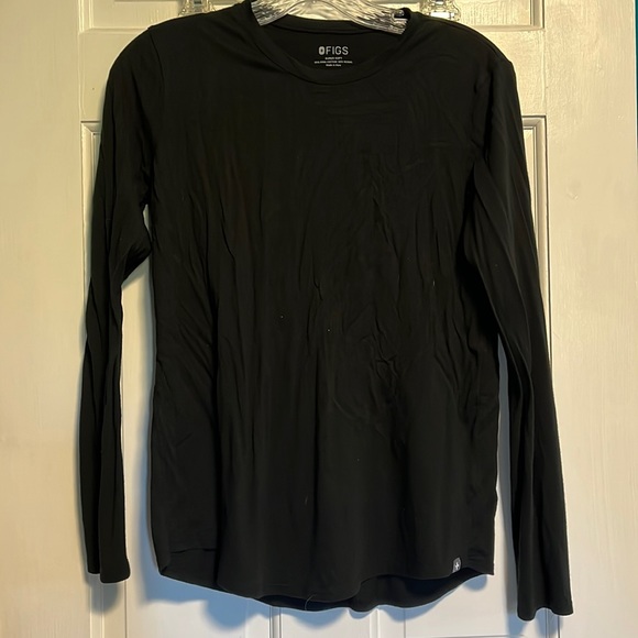 Figs Tops - Figs Black Long Sleeve